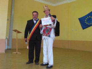 Nicolae Sabău premiat de primarul Ioan Călăuz